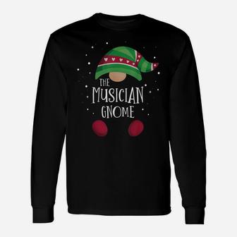 Musician Gnome Family Matching Pajamas Christmas Gift Unisex Long Sleeve | Crazezy AU