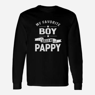 My Favorite People Call Me Pappy Grandpa Unisex Long Sleeve | Crazezy CA