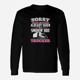 My Husband Is A Truck Driver Unisex Long Sleeve | Crazezy UK