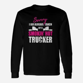 My Husband Is A Truck Driver Unisex Long Sleeve | Crazezy UK