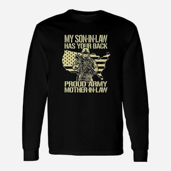 My Son In Law Has Your Back Unisex Long Sleeve | Crazezy DE