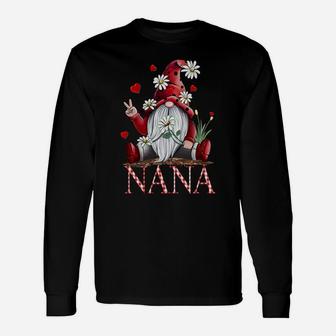 Nana - Valentine Gnome Sweatshirt Unisex Long Sleeve | Crazezy DE