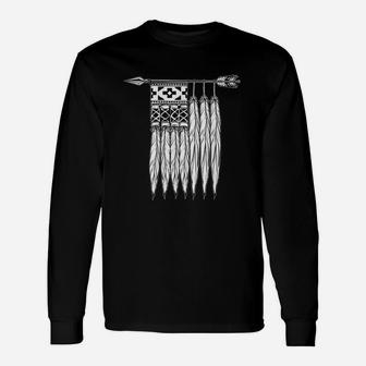 Native American Feathers Unisex Long Sleeve | Crazezy