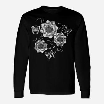 Nature Insect Lepidopterist Flower Animal Vintage Butterfly Unisex Long Sleeve | Crazezy