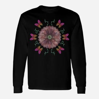 Nature Insect Lepidopterist Flower Beautiful Butterfly Unisex Long Sleeve | Crazezy