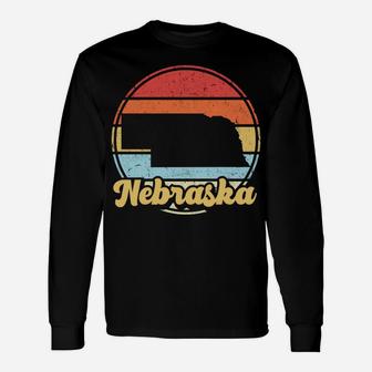 Nebraska Roots Vintage Nebraska Native Home State Pride Ne Unisex Long Sleeve | Crazezy