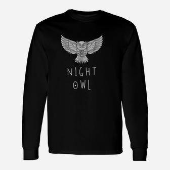Night Owl Unisex Long Sleeve | Crazezy