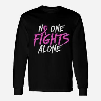 No One Fight Alone Unisex Long Sleeve | Crazezy UK