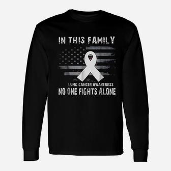 No One Fights Alone Unisex Long Sleeve | Crazezy CA