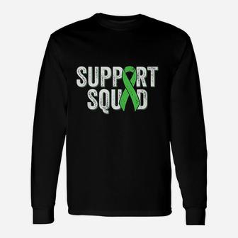 Non- Hodgkins Lymphoma Support Squad Lime Green Awareness Unisex Long Sleeve | Crazezy UK