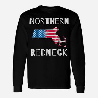 Northern Redneck Massachusetts Unisex Long Sleeve | Crazezy