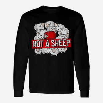 Not A Sheep Unisex Long Sleeve | Crazezy