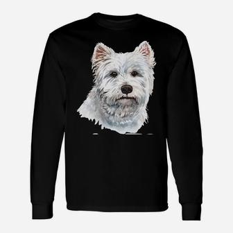 Not Dog Hair | West Highland White Terrier Mom Westie Dad Sweatshirt Unisex Long Sleeve | Crazezy AU