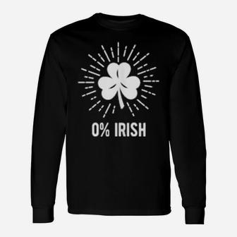 Not Irish Saint Patricks Day Inspired Ireland Expat Long Sleeve T-Shirt - Monsterry