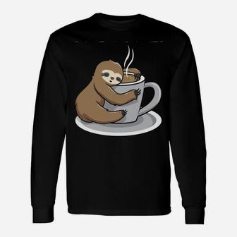 Not To Brag But I Totally Got Out Of Bed Today Sloth Coffee Sweatshirt Unisex Long Sleeve | Crazezy