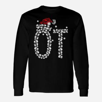 Occupational Therapist Santa Hat Long Sleeve T-Shirt - Monsterry