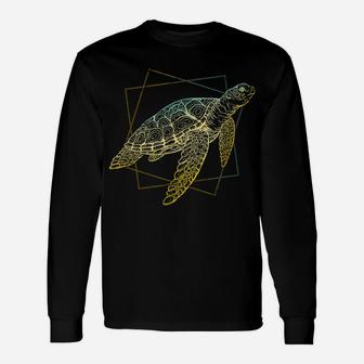 Ocean Animal Sea Creature Turtle Unisex Long Sleeve | Crazezy