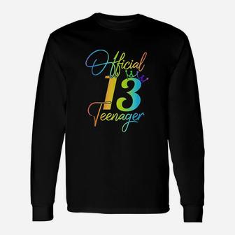 Office Teenager 13 Years Old 13Th Birthday Unisex Long Sleeve | Crazezy