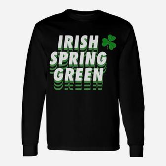 Official Irish Spring Green Long Sleeve T-Shirt - Monsterry AU