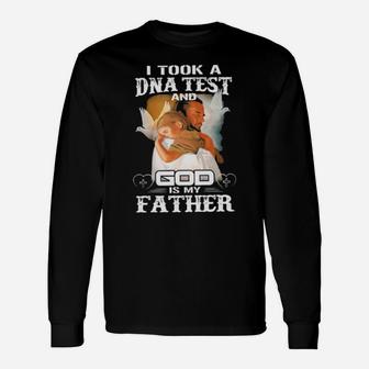 Official Jesus I Took A Dna Test And Dog Is My Father Long Sleeve T-Shirt - Monsterry DE