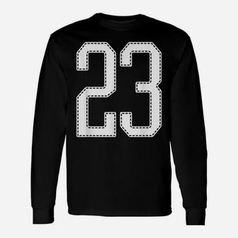 Official Team League 23 Jersey Number 23 Sports Jersey Unisex Long Sleeve | Crazezy CA
