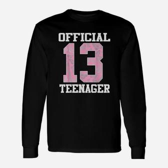 Official Teenager 13Th Birthday Unisex Long Sleeve | Crazezy AU
