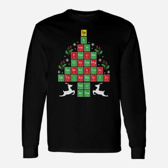 Oh Chemistree Cool Science Chemical Periodic Table Christmas Sweatshirt Unisex Long Sleeve | Crazezy CA
