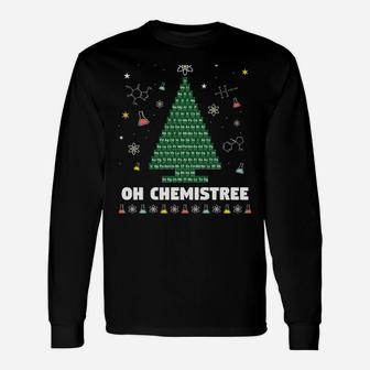 Oh Chemistree Periodic Table Chemistry Christmas Tree Unisex Long Sleeve | Crazezy AU