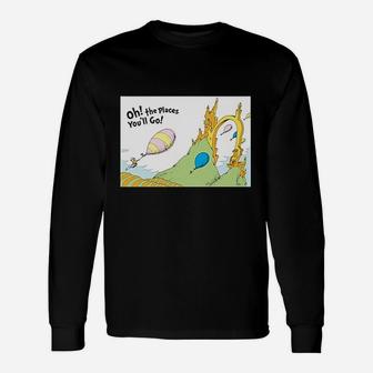 Oh The Places You Will Go Unisex Long Sleeve | Crazezy