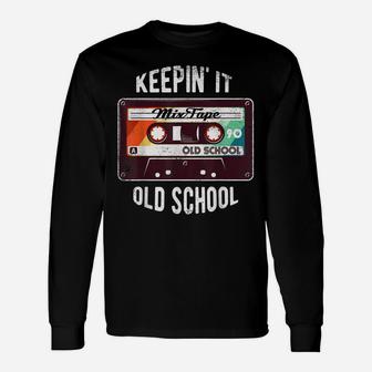 Old School Hip Hop 80S 90S Mixtape Graphic T Shirt Unisex Long Sleeve | Crazezy DE