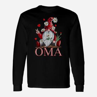 Oma - Valentine Gnome Unisex Long Sleeve | Crazezy