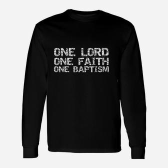 One Lord One Faith Unisex Long Sleeve | Crazezy AU