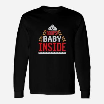 Ooops Baby Inside Vintage Long Sleeve T-Shirt - Monsterry DE