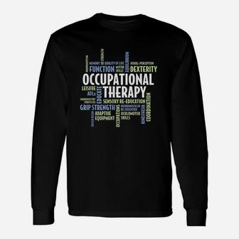 Ot Words Ot Month Gift For Occupational Therapist Unisex Long Sleeve | Crazezy