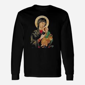 Our Lady Of Perpetual Help Unisex Long Sleeve | Crazezy AU