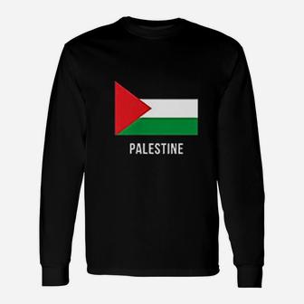 Palestine Flag Unisex Long Sleeve | Crazezy