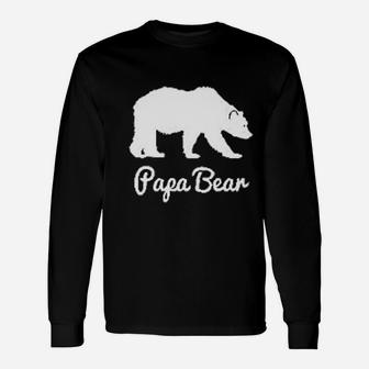 Papa Bear Unisex Long Sleeve | Crazezy