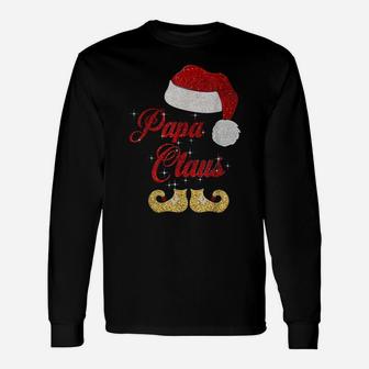 Papa Claus Matching Family Group Christmas X-Mas Gift Unisex Long Sleeve | Crazezy CA