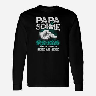 Papa  Sohne Nicht Immer Auge In Auge Langarmshirts - Seseable