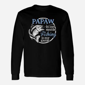 Papaw Fishing Fathers Day Gift From Son Unisex Long Sleeve | Crazezy DE