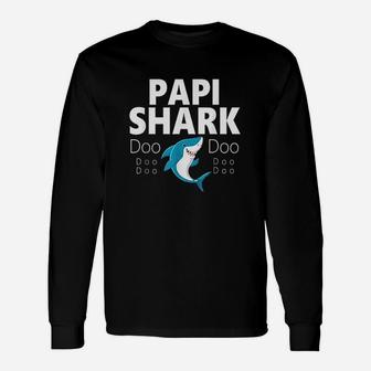 Papi Shark Unisex Long Sleeve | Crazezy