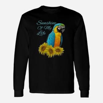 Parrot Sunshine Sunflower Unisex Long Sleeve | Crazezy UK