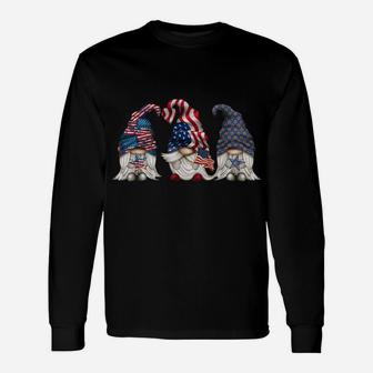 Patriotic Gnomes 4Th Of July Funny Gnome Love American Flag Unisex Long Sleeve | Crazezy