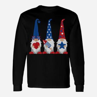 Patriotic Gnomes Usa American Flag 4Th Of July Gnome Unisex Long Sleeve | Crazezy DE