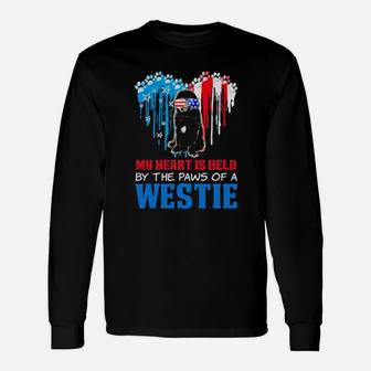 The Paws Of A Westie Long Sleeve T-Shirt - Monsterry CA