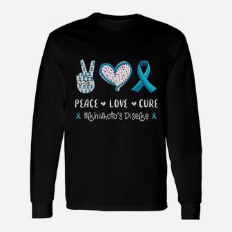 Peace Love Cure Unisex Long Sleeve | Crazezy