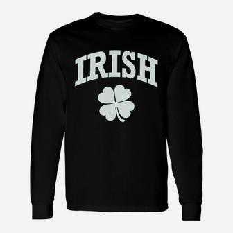 Pekatees Irish Clover Sweatshirt Lucky Irish Clover For St Patricks Unisex Long Sleeve | Crazezy DE