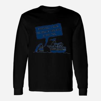 Personally I Think The Size Of Your Boat Is Just Fine Unisex Long Sleeve | Crazezy AU