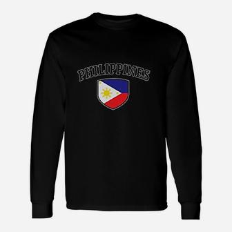 Philippines Flag Unisex Long Sleeve | Crazezy