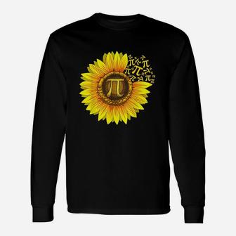 Pi Day Women Sunflower Math Teacher Unisex Long Sleeve | Crazezy DE